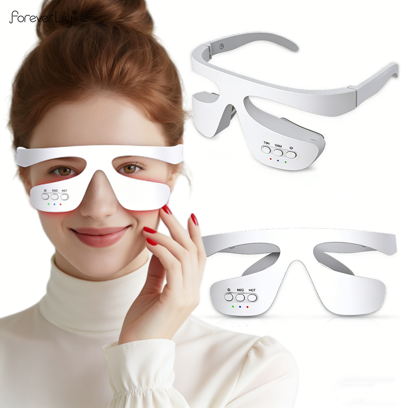 Light Therapy Glasses - Smart Eye Massager 3D Red Light