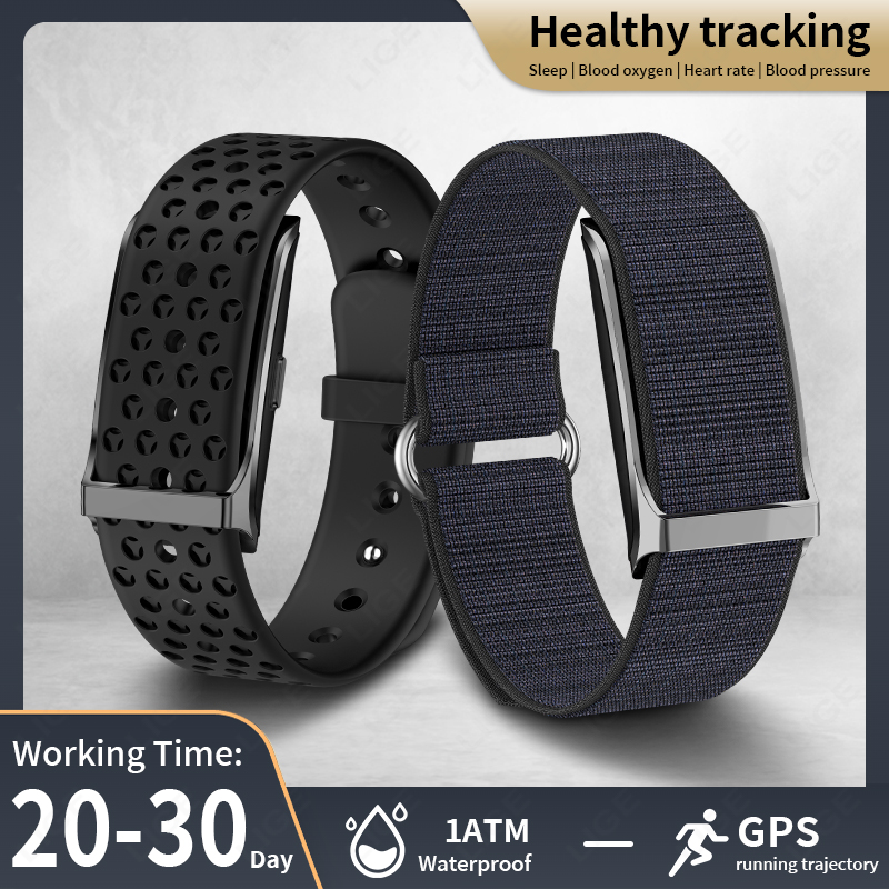 LIGE Smart Watch Heart Rate Bl - Fall Detection Watch 评论和价格