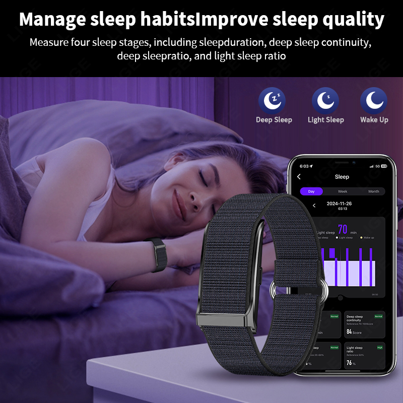 LIGE Smart Watch Heart Rate Bl - Fall Detection Watch 评论和价格